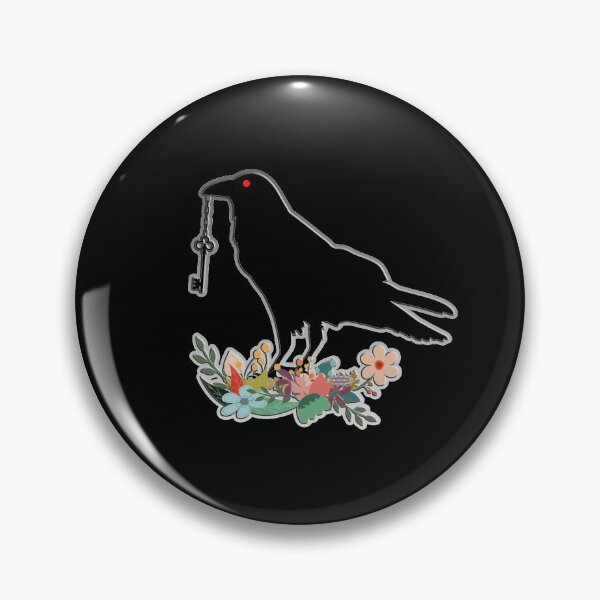 Item preview, Crow Flowers Key Birthday Gift designed and sold by GBDesigner.