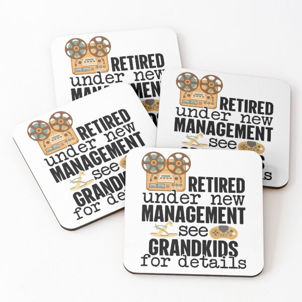 Item preview, Retired Under New Management See Grandkids For Details designed and sold by GravitiTees.