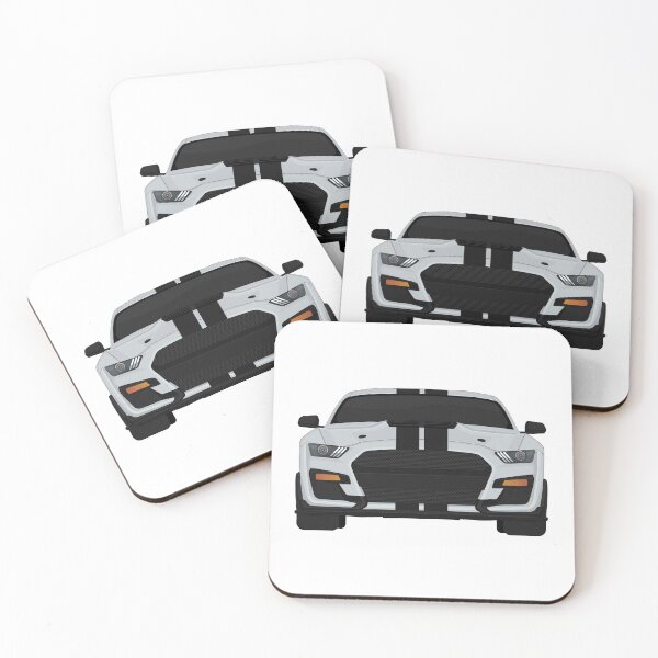 Item preview, Shelby GT500 2020 Iconic-Silver + Black Stripes designed and sold by VenZolic.