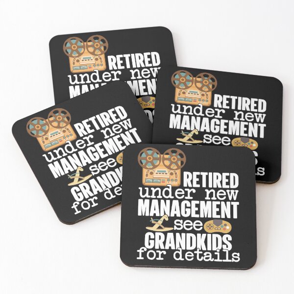 Item preview, Retired Under New Management See Grandkids For Details | Funny designed and sold by GravitiTees.
