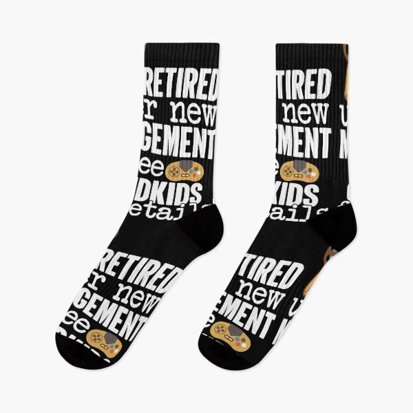 Item preview, Retired Under New Management See Grandkids For Details | Funny designed and sold by GravitiTees.
