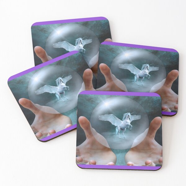 Item preview, Composition of hands holding an Unicorn designed and sold by Suzie-Mara.