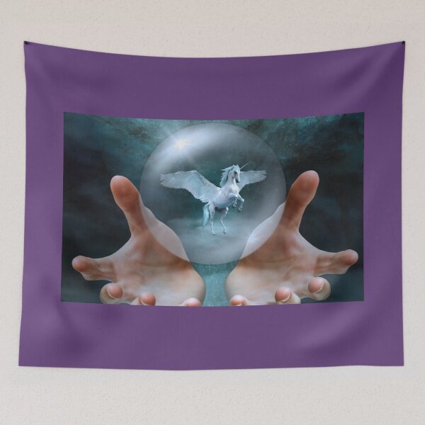 Item preview, Composition of hands holding an Unicorn designed and sold by Suzie-Mara.