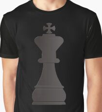Black king chess piece Graphic T-Shirt