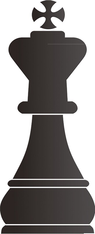 "Black king chess piece" Stickers by peculiardesign | Redbubble