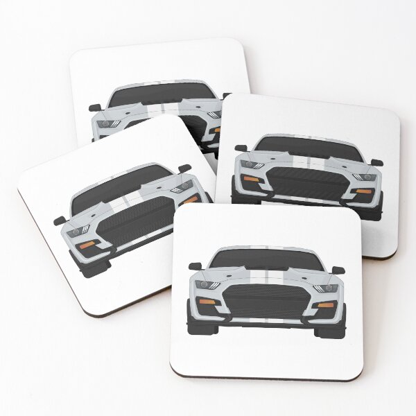 Item preview, Shelby GT500 2020 Iconic-Silver + White Stripes designed and sold by VenZolic.