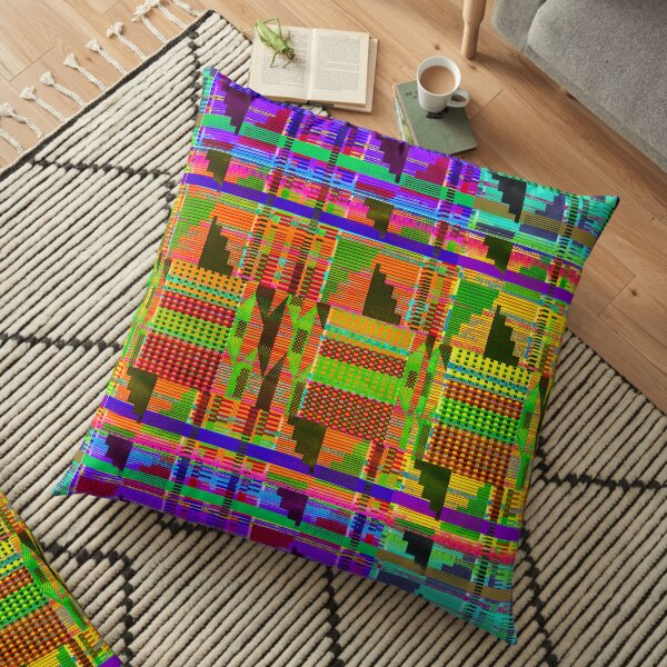 Kente Brights Floor Pillow