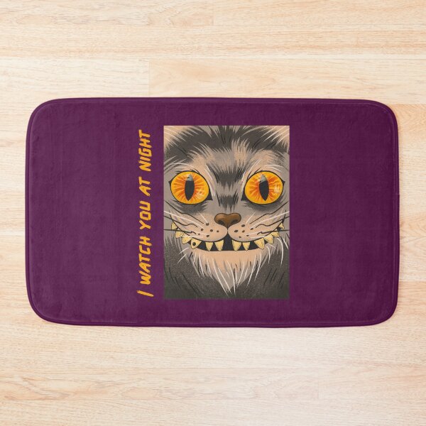 Item preview, I Watch You at Night- Scary Cat designed and sold by ManiaTeec.