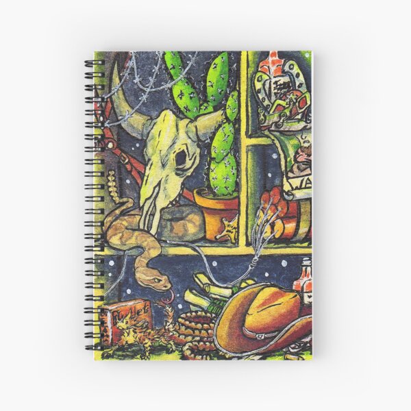 Western curio cabinet Spiral Notebook