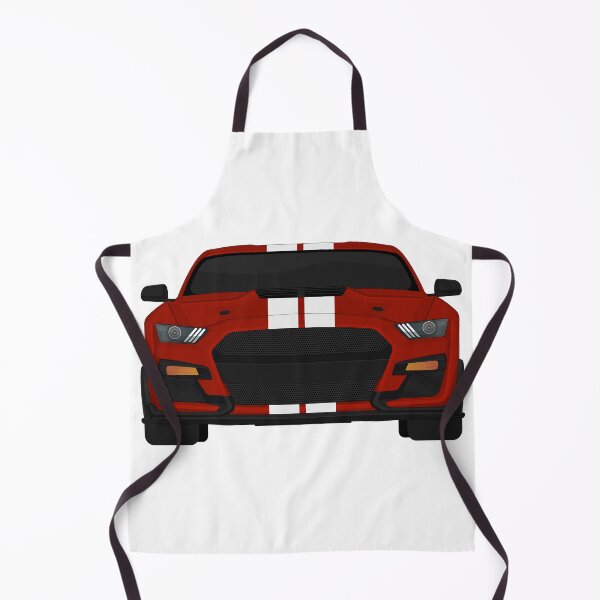 Item preview, Shelby GT500 2020 Rapid-Red + White Stripes designed and sold by VenZolic.