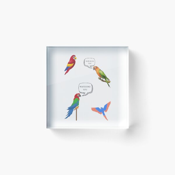 Item preview, Parrot Watching You designed and sold by MillenaryShop.