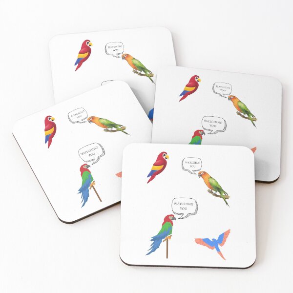 Item preview, Parrot Watching You designed and sold by MillenaryShop.