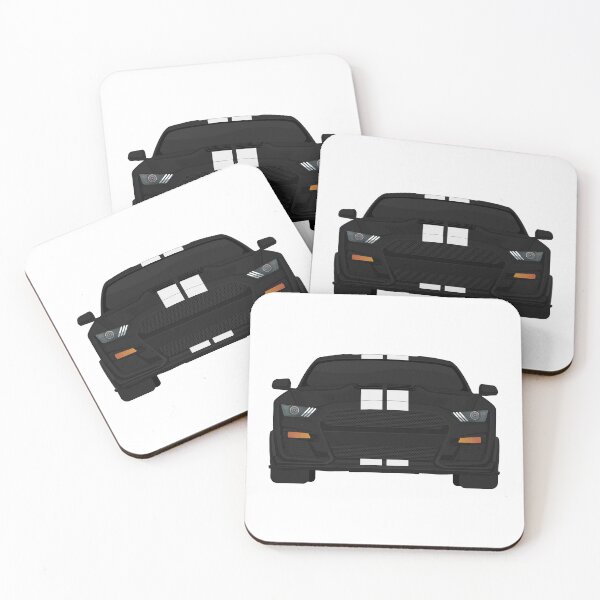 Item preview, Shelby GT500 2020 Shadow-Black + White Stripes designed and sold by VenZolic.