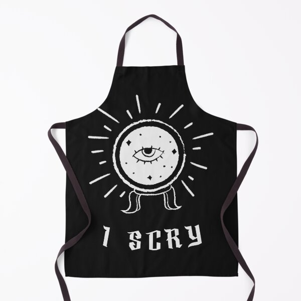 Item preview, I Scry (white on black) designed and sold by fifty-bucks.