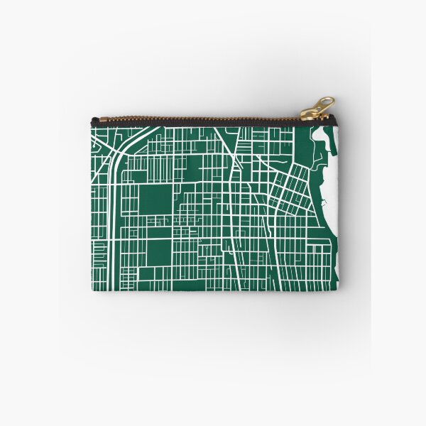 Item preview, Evanston Map - Dark Green designed and sold by CartoCreative.