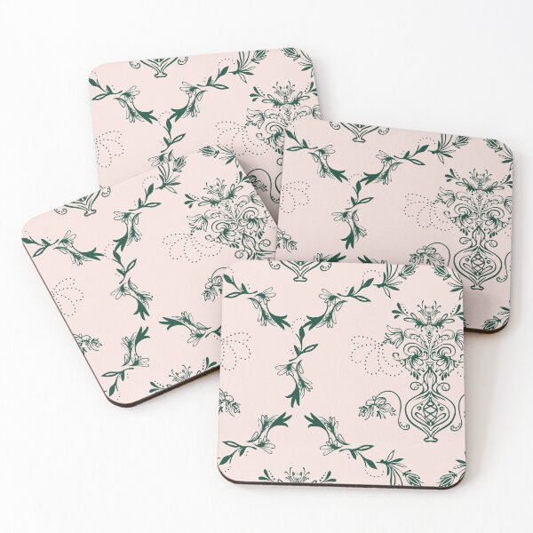 Item preview, Copy of Floral Damask modern pattern designed and sold by Milatoo.