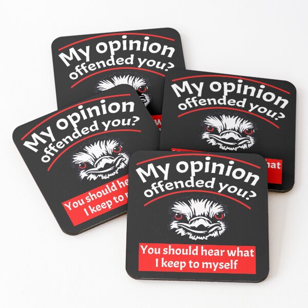 Item preview, My opinion offended you designed and sold by PeDaNi.