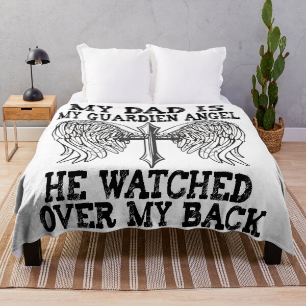 Item preview, My Dad Is My Guardian Angel Fathers Day T-shirt, Father T-shirt, designed and sold by BadrLuke01.