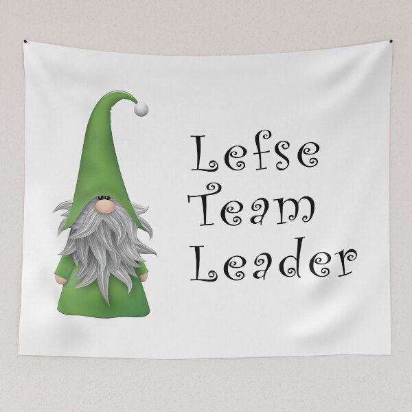Item preview, Lefse Rolling Team - Team Leader designed and sold by ajgdzn.