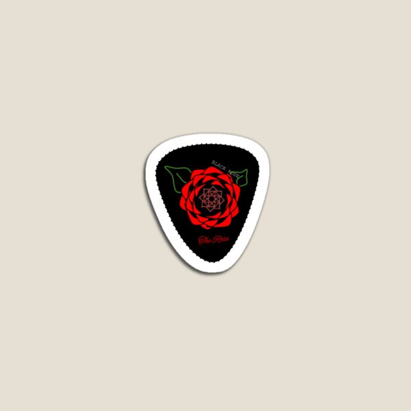 Item preview, The Rose Dojoon Red Guitar Pick (Smaller Version) designed and sold by VERSUSPinsCo.