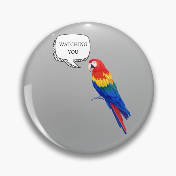 Item preview, Parrot Watching You designed and sold by MillenaryShop.