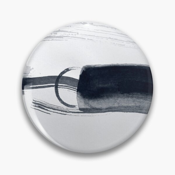 Item preview, ink explorations (007) - abstract black ink painting designed and sold by expl-rations.