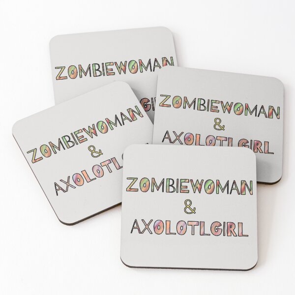 Item preview, ZOMBIEWOMAN & AXOLOTLGIRL designed and sold by micraelle.