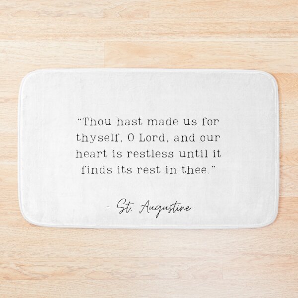 Item preview, St. Augustine Quote designed and sold by KatrinElise.