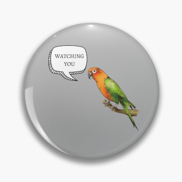 Item preview, Parrot Watching You designed and sold by MillenaryShop.