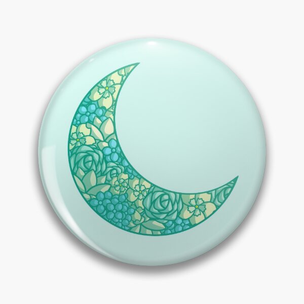 Item preview, flower moon green designed and sold by Rachel---Anne.
