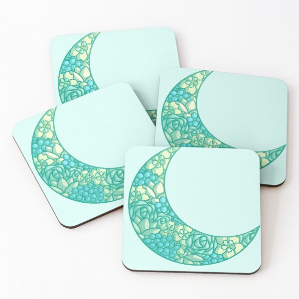 Item preview, flower moon green designed and sold by Rachel---Anne.