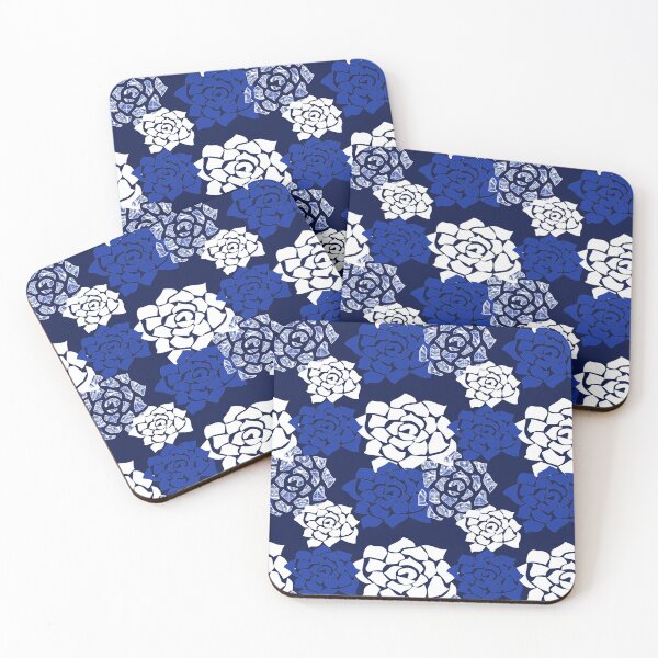 Item preview, Blue Flower Pattern designed and sold by theartofpurpose.