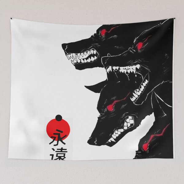 Item preview, Japanese Wolves Herd Dark Wave designed and sold by OWLvision33.