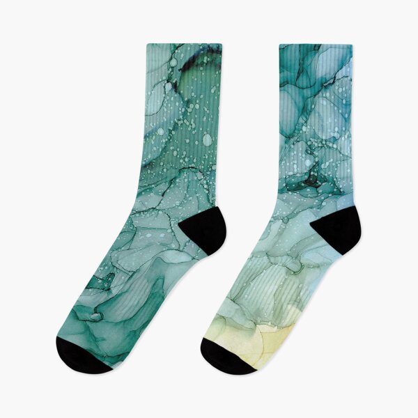 Item preview, Dark Green and tan abstract 221 alcohol ink painting by Herzart designed and sold by herzart.