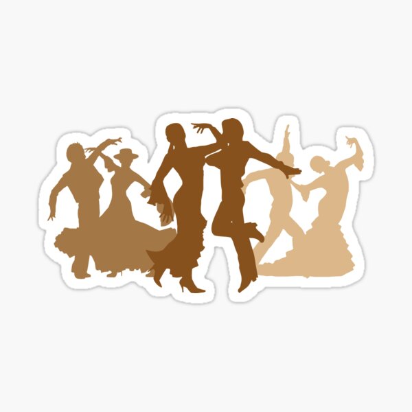 Item preview, Flamenco Dancers Illustration  designed and sold by peculiardesign.