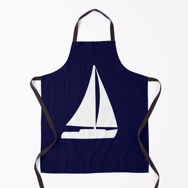Item preview, Sailboat Silhouette On Navy Blue designed and sold by rewstudio.