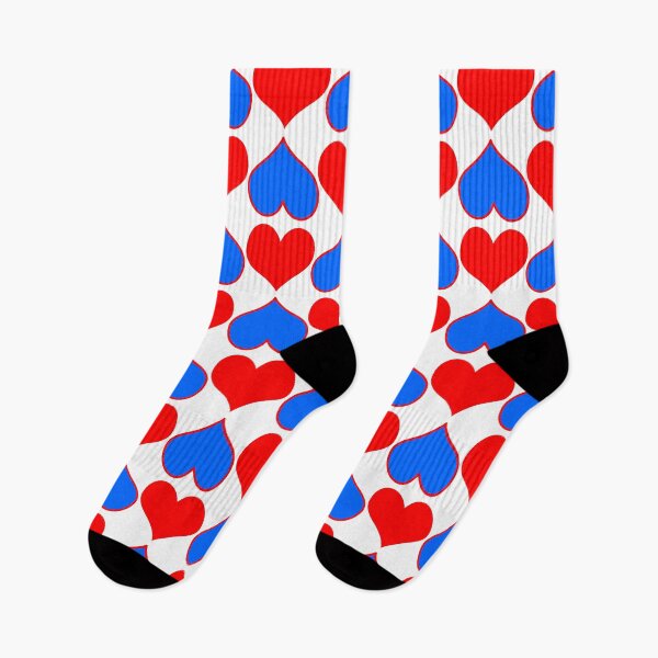 Item preview, Red & Blue Hearts designed and sold by harrizon.