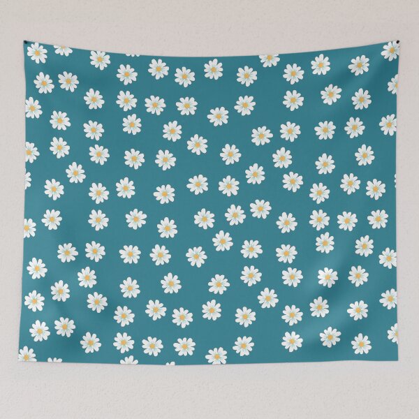 Item preview, White Flower Minimalistic Pattern designed and sold by ClearThoughts.
