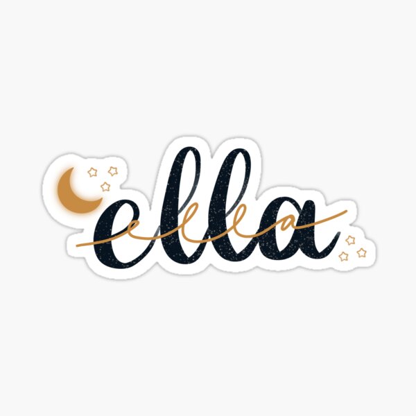 Ella Name Stickers | Redbubble