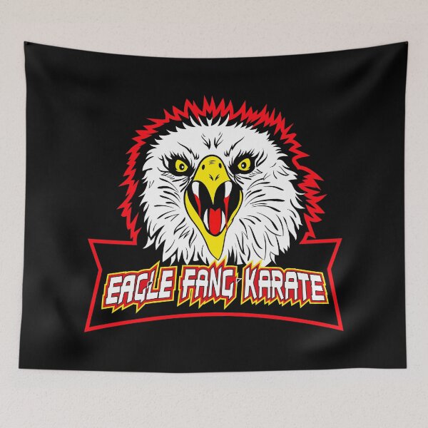 Item preview, Original Badass Eagle Fang Karate dojo logo (symbol martial art 80s) designed and sold by frikybomb.