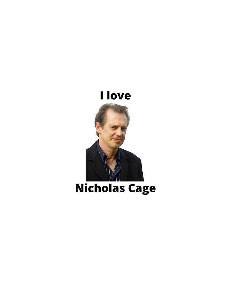 I love Nicholas Cage Steve Buscemi iPad Case Skin