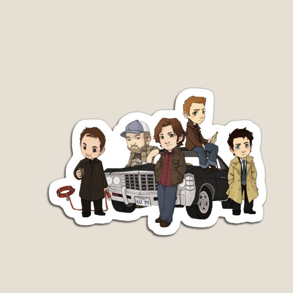 Item preview, Supernatural Cartoon Design designed and sold by charlielowlowe.