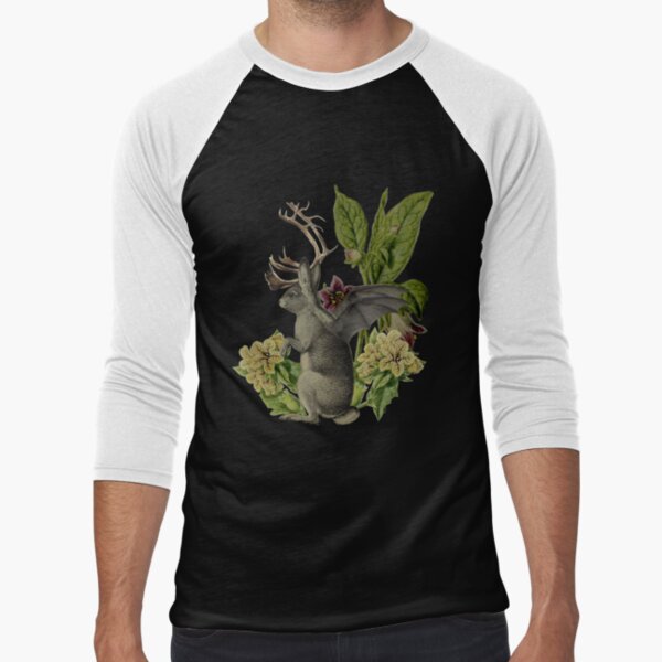 Jackalope Vespertilio Baseball ¾ Sleeve T-Shirt