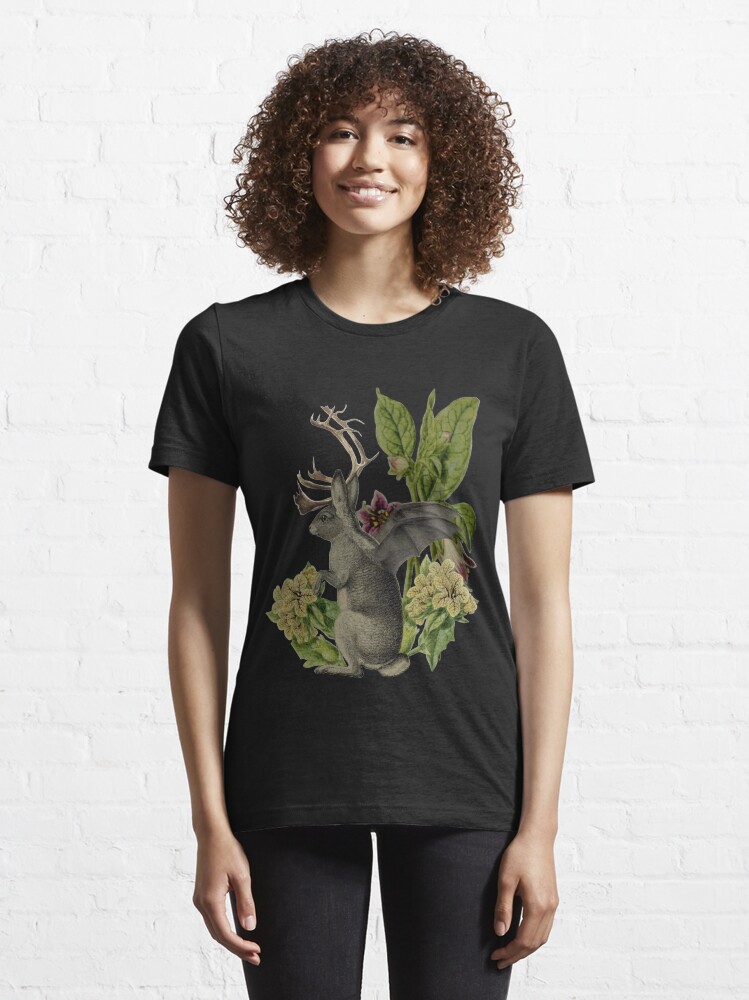 Alternate view of Jackalope Vespertilio Essential T-Shirt