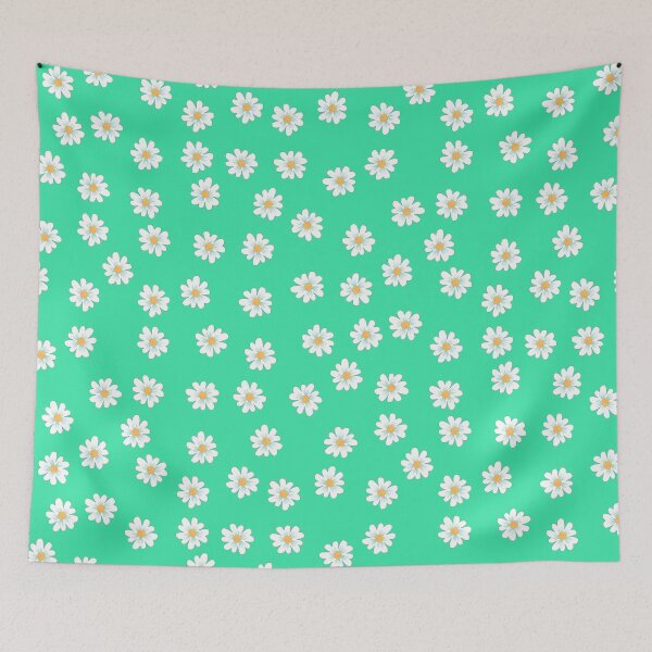 Item preview, White Flower Minimalistic Pattern designed and sold by ClearThoughts.