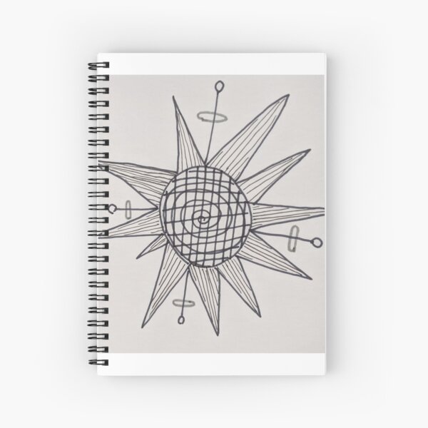 Satellite Star Spiral Notebook