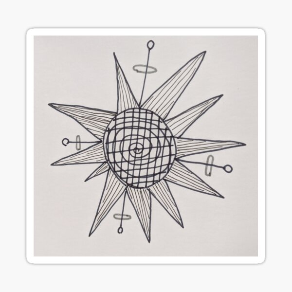 Satellite Star Sticker