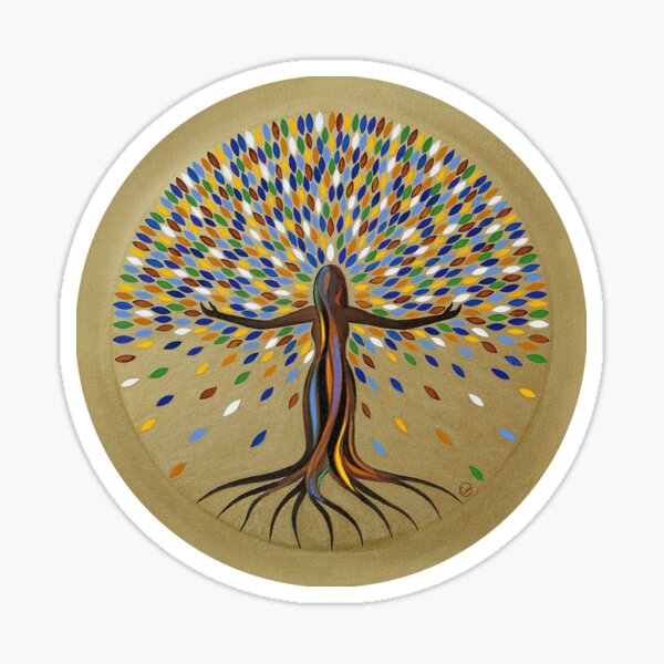 Chakra Tree Art Print by The Village Muse