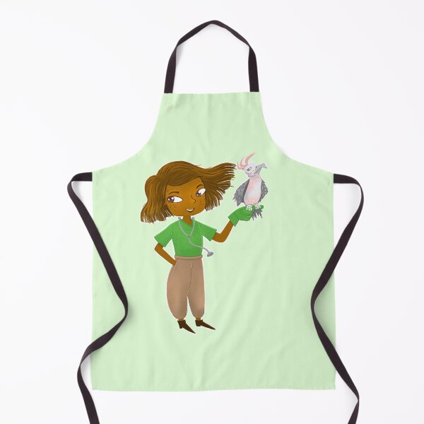 Item preview, Young Vet Girl with an angryish bird designed and sold by jasmineberry.