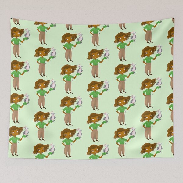 Item preview, Young Vet Girl with an angryish bird designed and sold by jasmineberry.